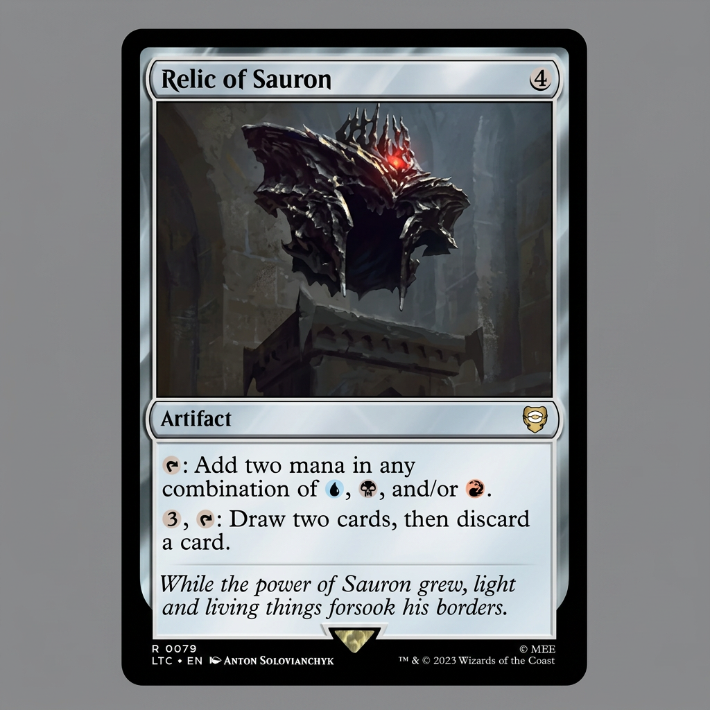 Relic Of Sauron R 0079 Commander: LOTR: Tales Of Middle-Earth Normal NM