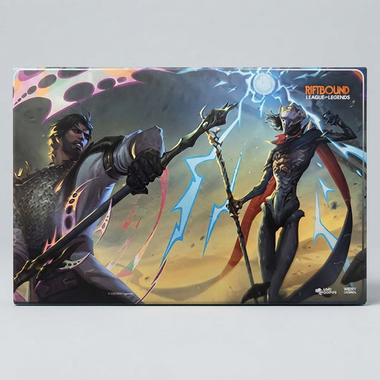 Riftbound League of Legends 24x14in Bound Edge Playmat Jayce vs Viktor