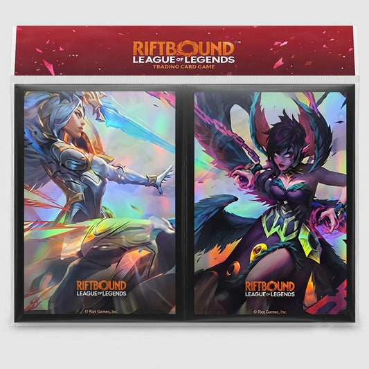 Riftbound League of Legends Kayle vs Morgana 100 pack art sleeves