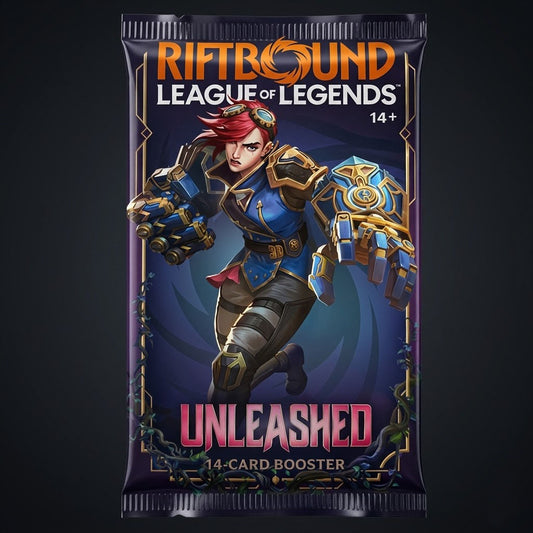 Riftbound League of Legends Unleashed Booster Pack Single at Emerald Market Alamogordo, New Mexico
