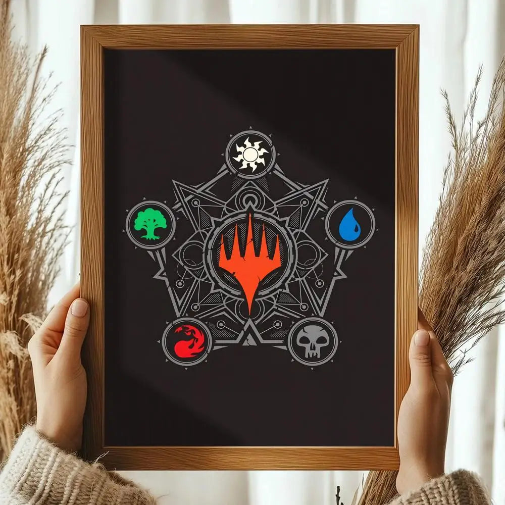 Magic The Gathering Poster HD Art Sticky Wall Decoration 50x70cm