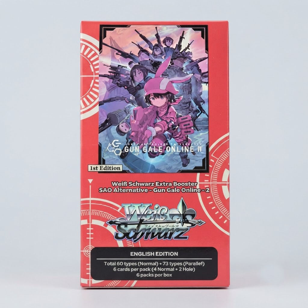 Sword Art Online Alternative: Gun Gale Online Premium Booster Box | Weiß Schwarz / Bushiroad | Edition Anime TCG Series at Emerald Market Alamogordo, New Mexico