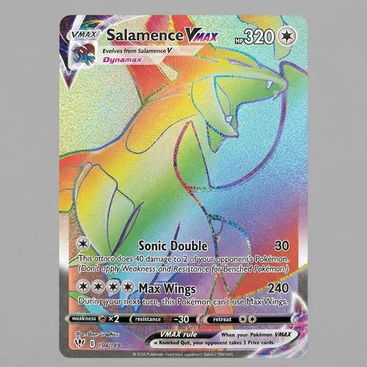Salamence VMAX (Secret) 194/189 Darkness Ablaze Holofoil NM