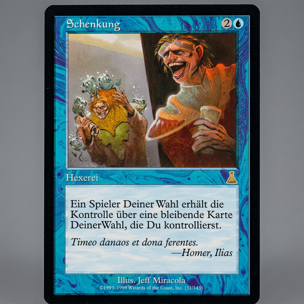 Donate (German) 31/143 Urza's Destiny Normal at Emerald Market Alamogordo, New Mexico
