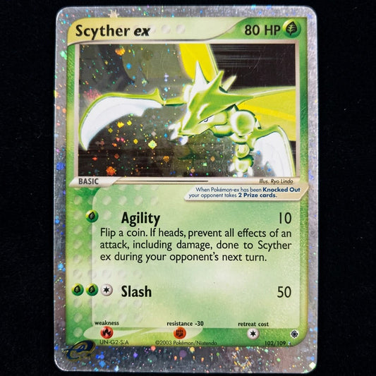 Scythe Ex 102/109 Ruby & Sapphire Holofoil LP