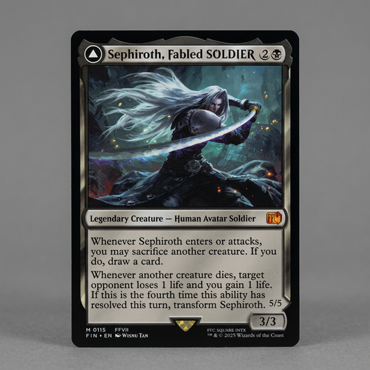 Sephiroth, Fabled Soldier M 0115 Final Fantasy Normal NM
