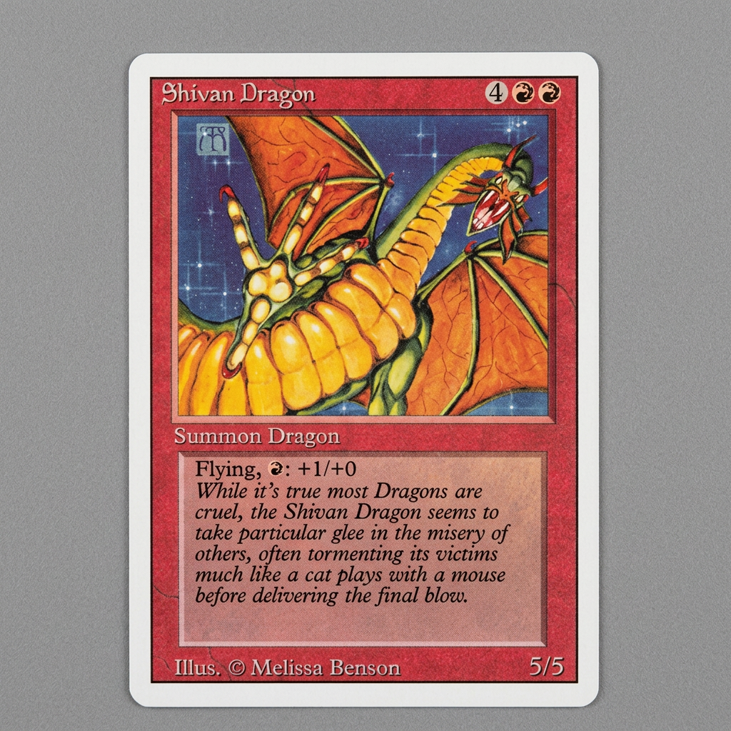 Shivan Dragon Revised Edition Normal LP