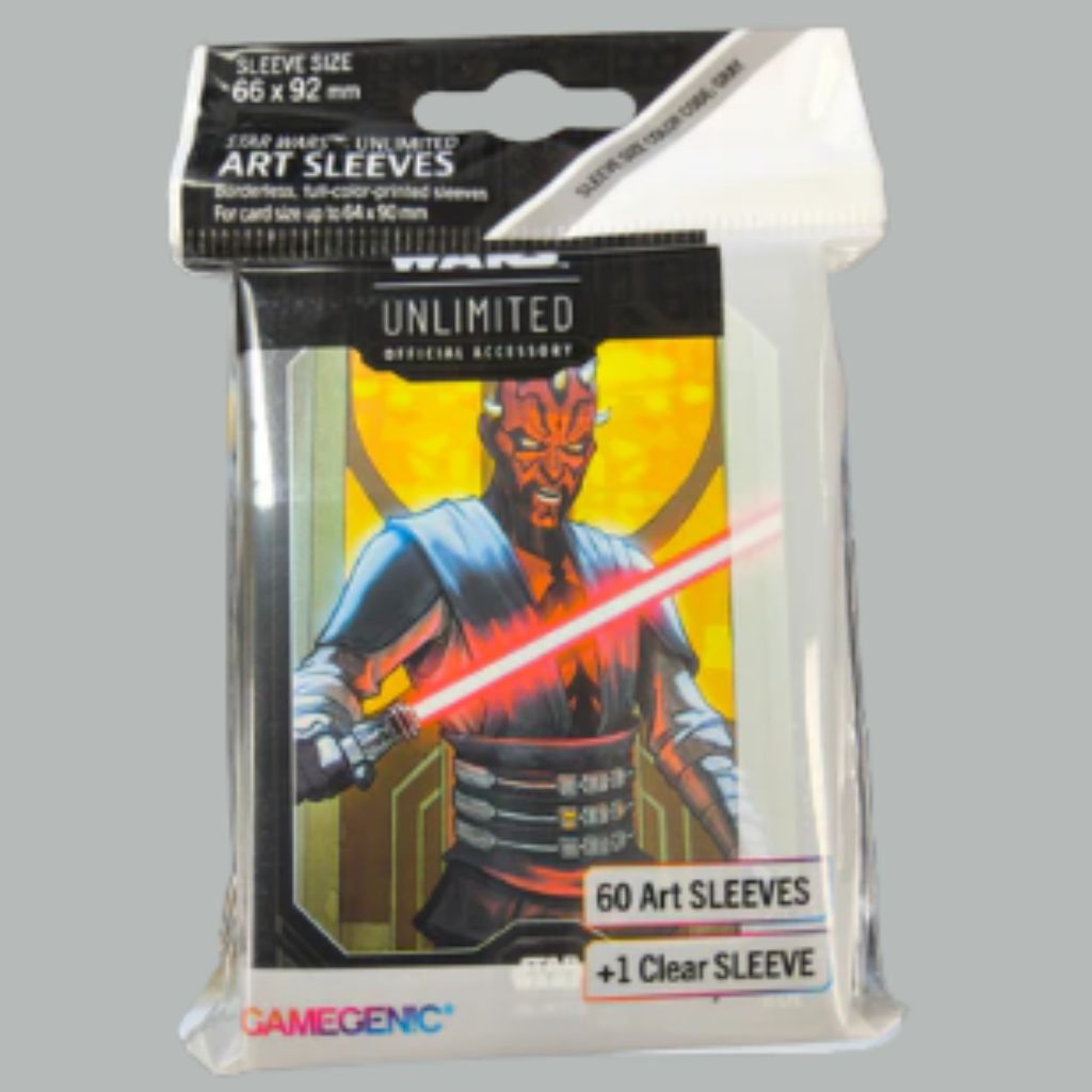 Gamegenic Star Wars Darth Maul Premium 60-Count Art Sleeves Pack at Emerald Market Alamogordo, New Mexico
