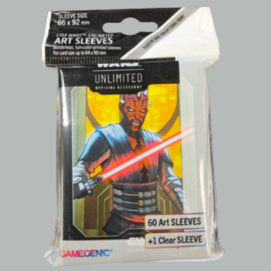 Gamegenic Star Wars Darth Maul Premium 60-Count Art Sleeves Pack at Emerald Market Alamogordo, New Mexico