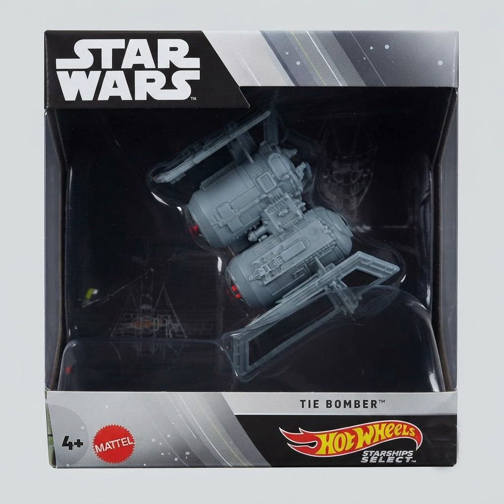 Star Wars Hotwheels Starships Select Tie Bomber