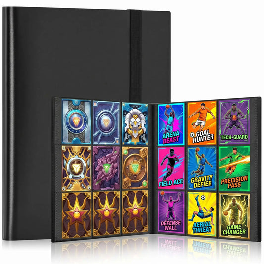 Stationery Stationery Trading Card Binder 9 Pocket Large Capacity Collector Album For Pokemon Cards Yu Gi Oh Card Sports Star Cards Storage at Emerald Market Alamogordo, New Mexico