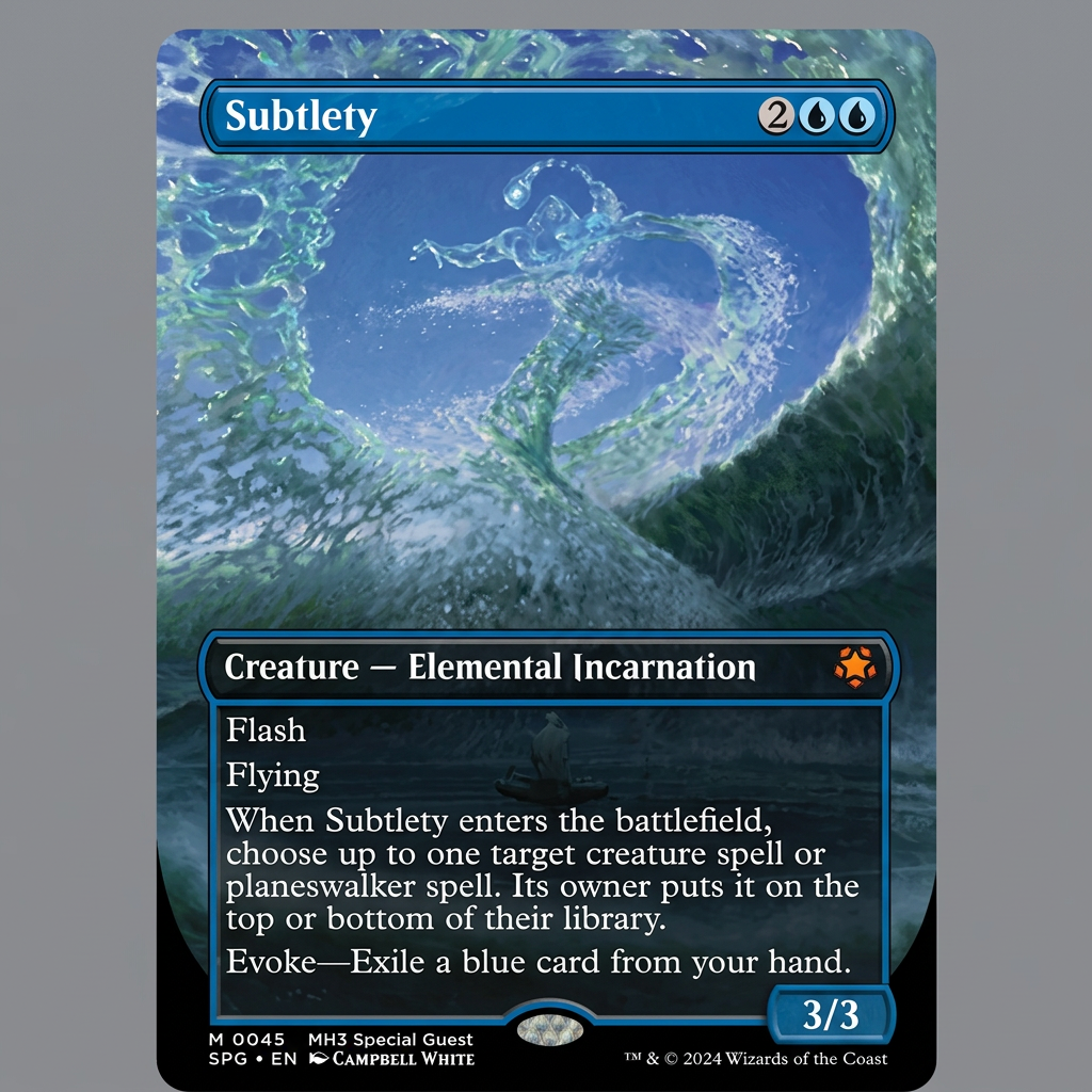 Subtlety M 0045 Special Guests Borderless Normal NM