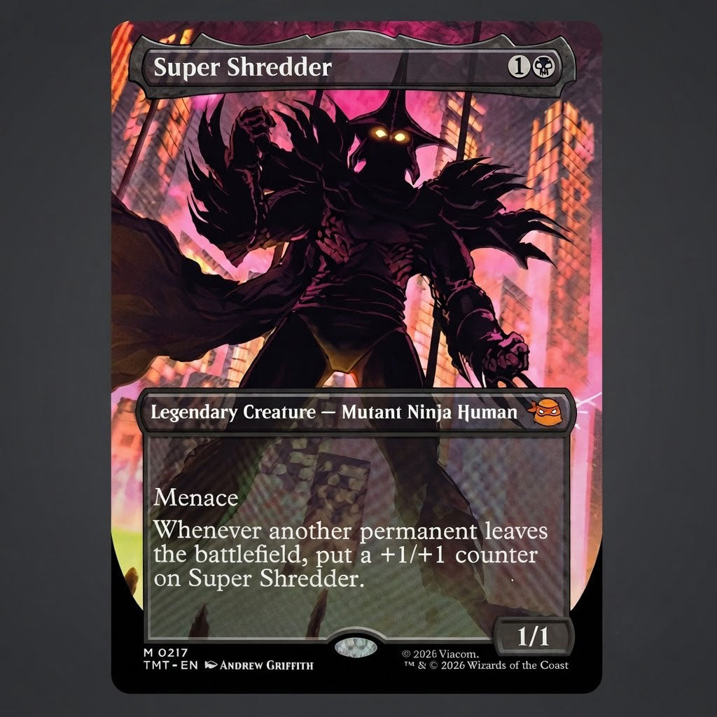 Super Shredder M 0217 TMNT Borderless Normal NM