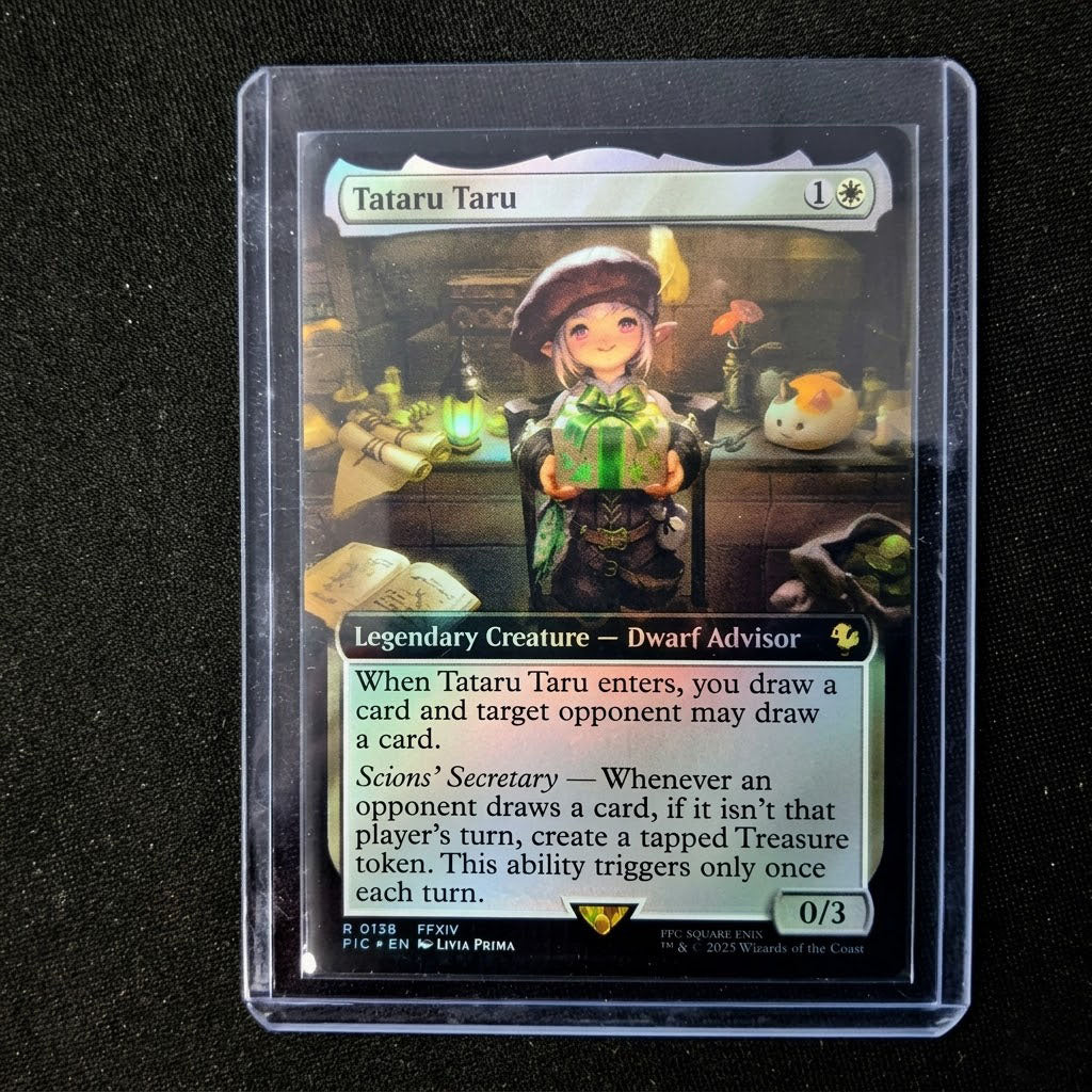 Tataru Taru R 0138 Commander: Final Fantasy Extended Art Foil NM