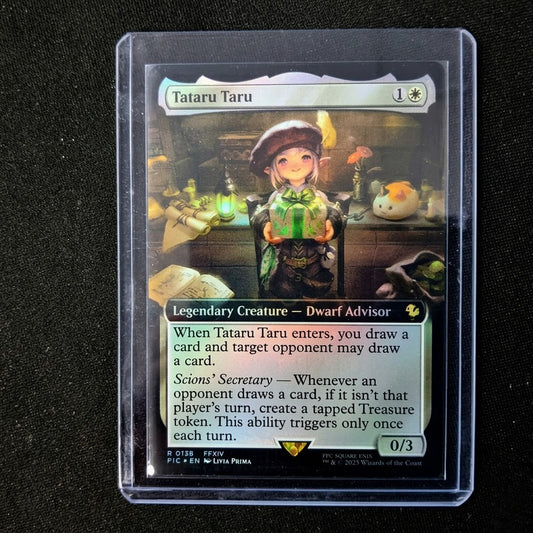 Tataru Taru R 0138 Commander: Final Fantasy Extended Art Foil NM