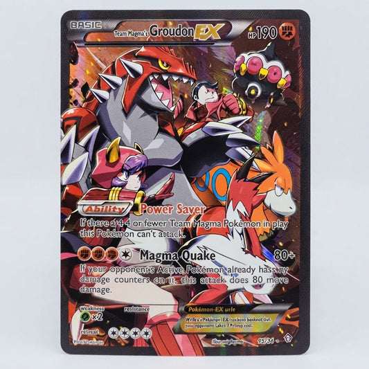 Team Magma's Groudon Ex 15/34 Double Crisis Holofoil LP