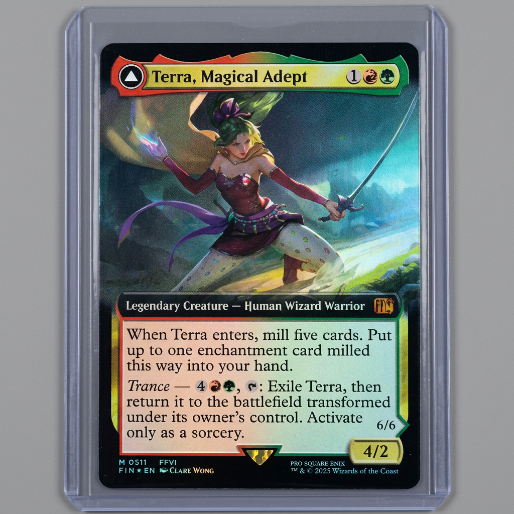 Terra, Magical Adept M 0511 Final fantasy Extended Art Foil NM