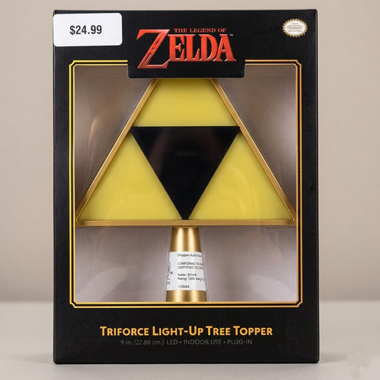 The Legend Of Zelda Triforce Light-Up Tree Topper at Emerald Market Alamogordo, New Mexico