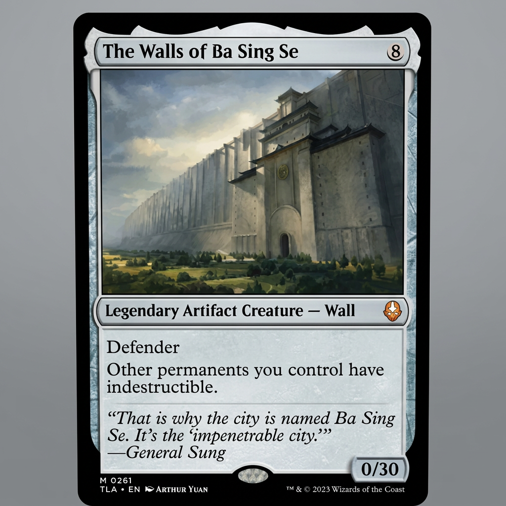 The Walls Of Ba Sing Se M 0261 Avatar: TLA Normal NM