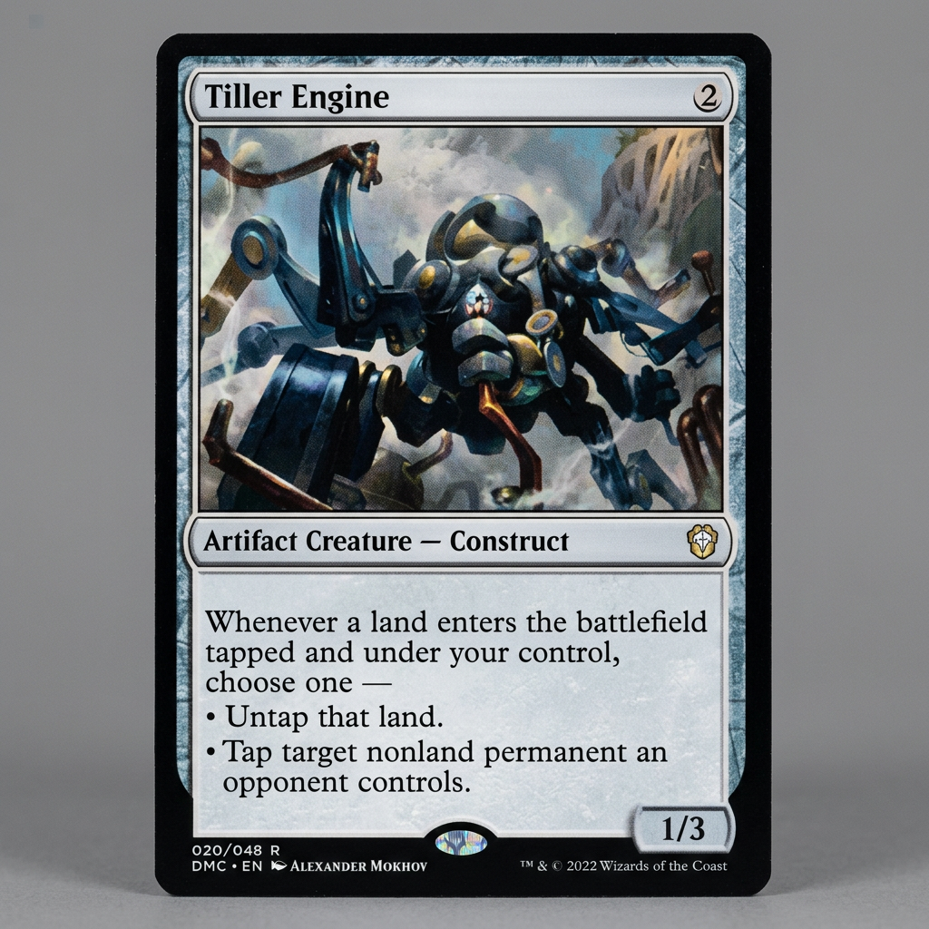 Tiller Engine 020/048 R Commander: Dominaria United Normal NM
