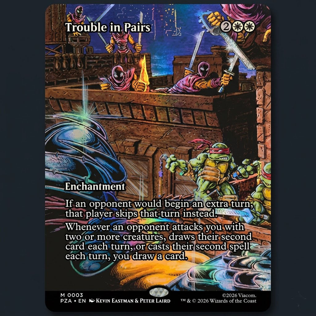 Trouble In Pairs M 0003 TMNT Borderless Normal NM at Emerald Market Alamogordo, New Mexico