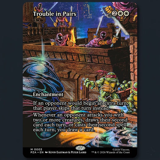 Trouble In Pairs M 0003 TMNT Borderless Normal NM at Emerald Market Alamogordo, New Mexico
