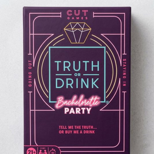 Truth or Drink Bachelorette Party Game