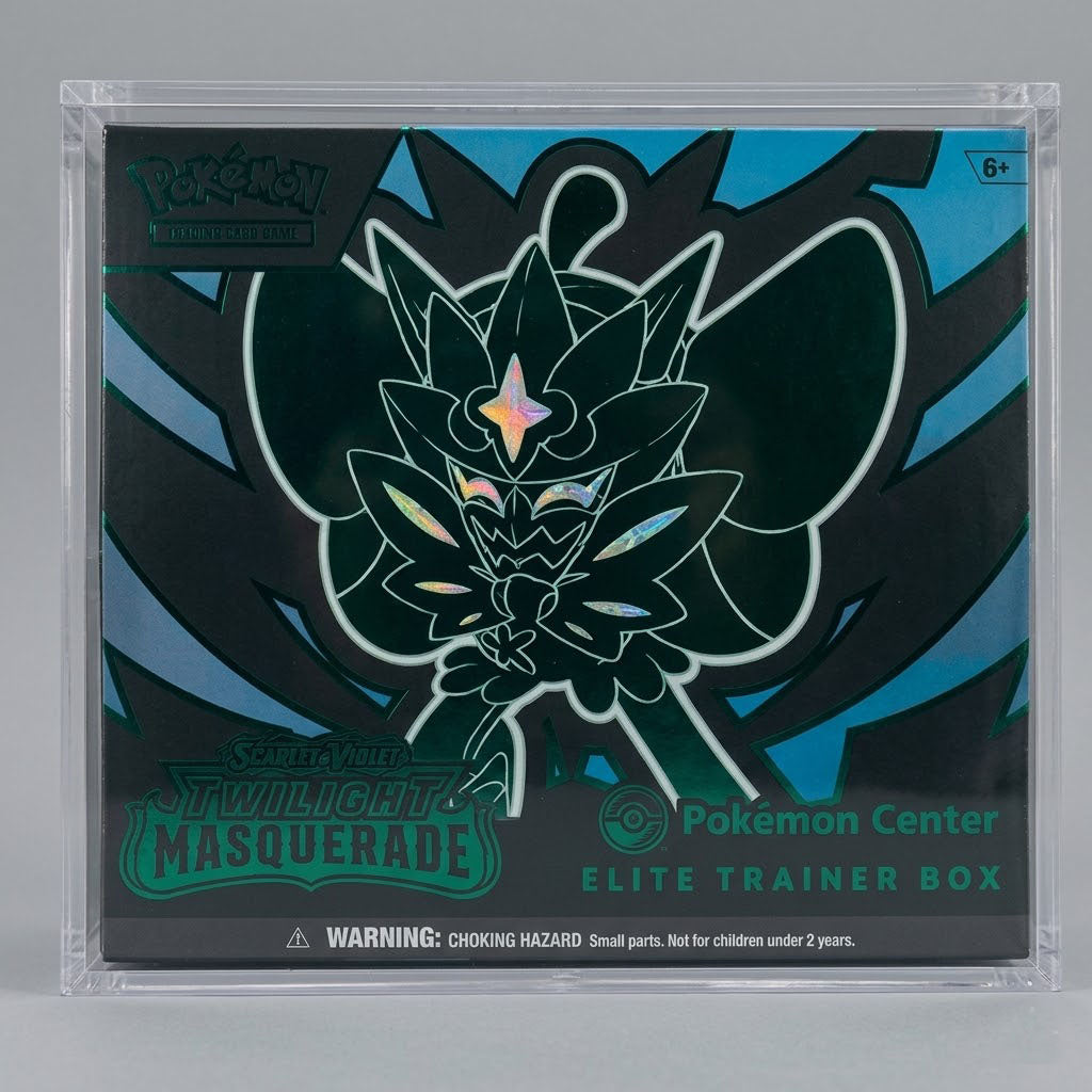 Pokemon Twilight Masquerade Pokemon Center Exclusive Elite Trainer Box at Emerald Market Alamogordo, New Mexico