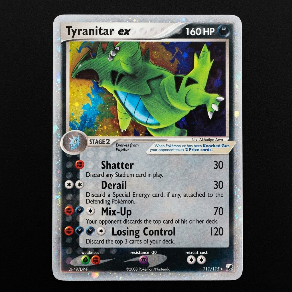 Tyranitar Ex 111/115 Unseen Forces Holofoil NM