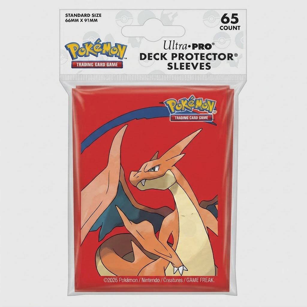UP Pokemon Charizard Deck Protector Sleeves