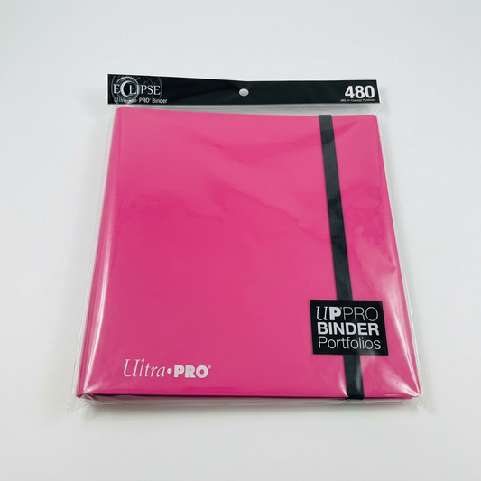 Ultra Pro Eclipse 480 12-Pocket Binder Hot Pink at Emerald Market Alamogordo, New Mexico