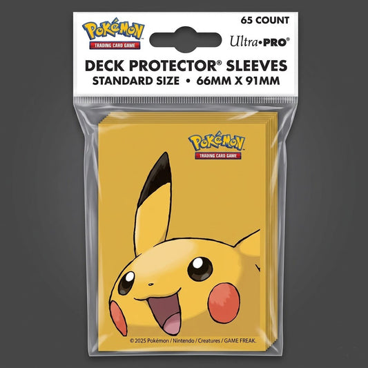 Ultra Pro Pokémon Pikachu Premium 65-Count Deck Protector Sleeves Pack at Emerald Market Alamogordo, New Mexico