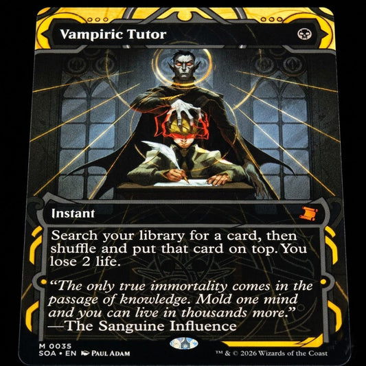 Vampiric Tutor M 0035 Secrets Of Strixhaven: Mystical Archive Borderless Normal NM