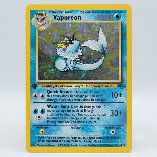 Vaporeon 12/64 Jungle Holofoil LP