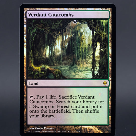 Verdant Catacombs: Zendikar #229/249 (Foil Near Mint) at Emerald Market Alamogordo, New Mexico	