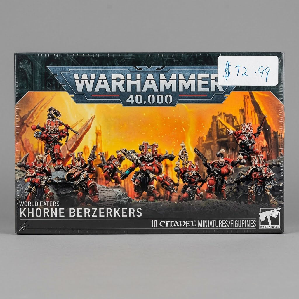 Warhammer 40K World Eaters Khorne Berserkers Minis at Emerald Market Alamogordo, New Mexico