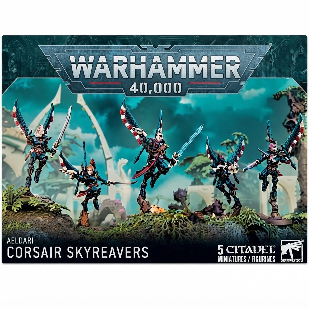Warhammer 40k Aeldari Corsair Skyreavers at Emerald Market Alamogordo, New Mexico
