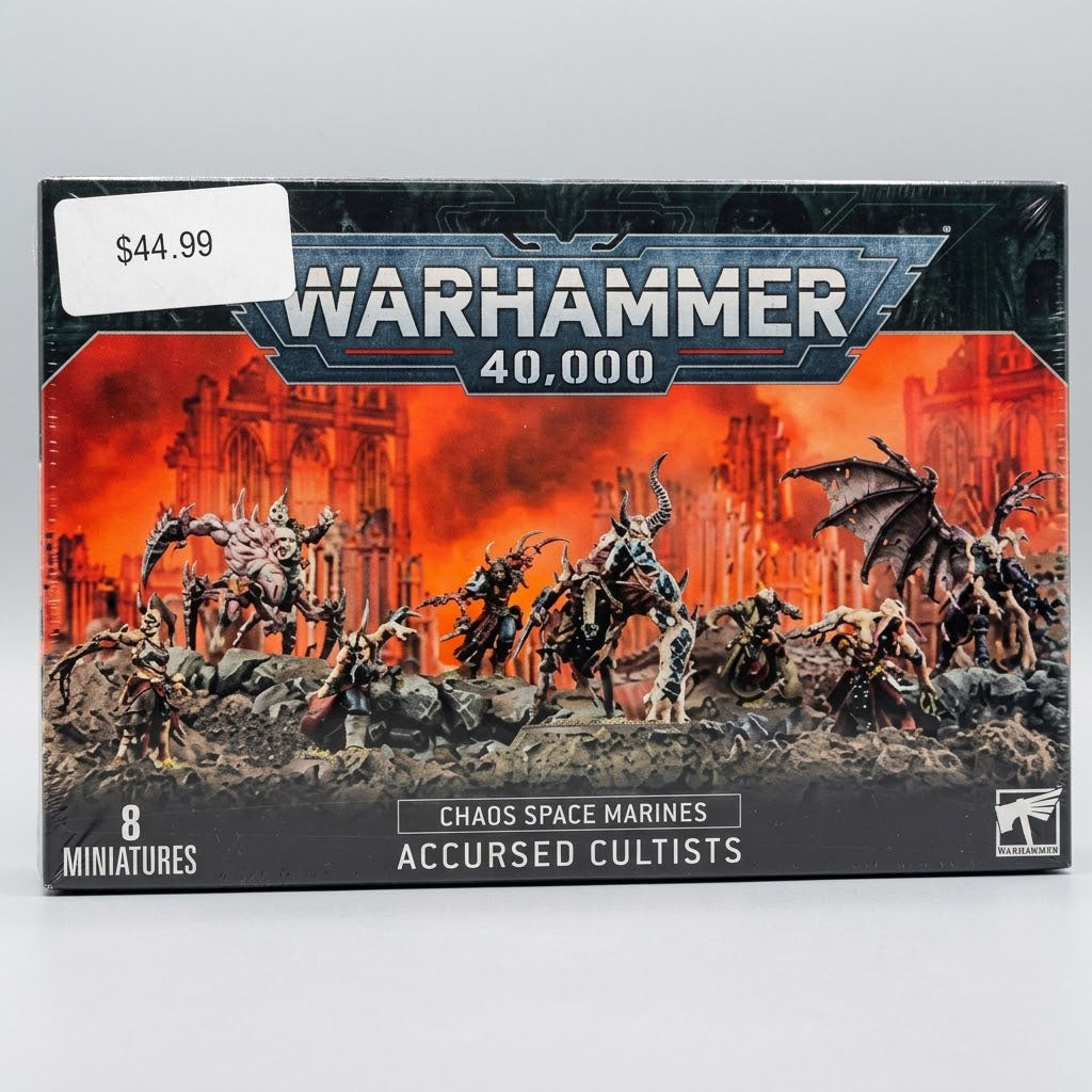 Warhammer 40k Chaos Space Marines Accursed Cultists Minis at Emerald Market Alamogordo, New Mexico