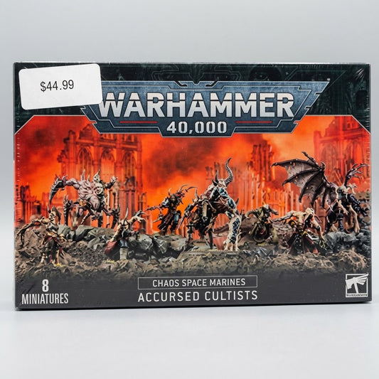 Warhammer 40k Chaos Space Marines Accursed Cultists Minis at Emerald Market Alamogordo, New Mexico