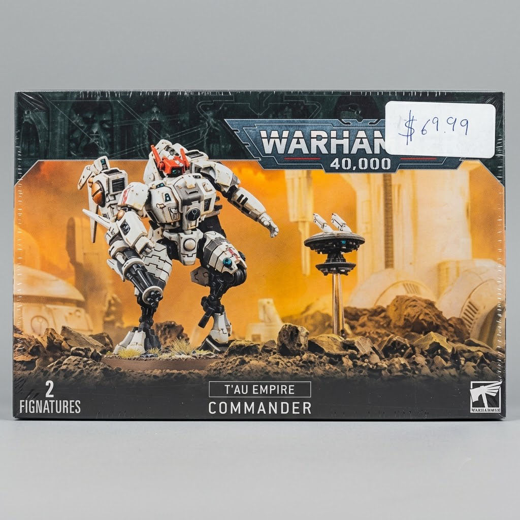 Warhammer 40k T'au Empire Commander Minis at Emerald Market Alamogordo, New Mexico