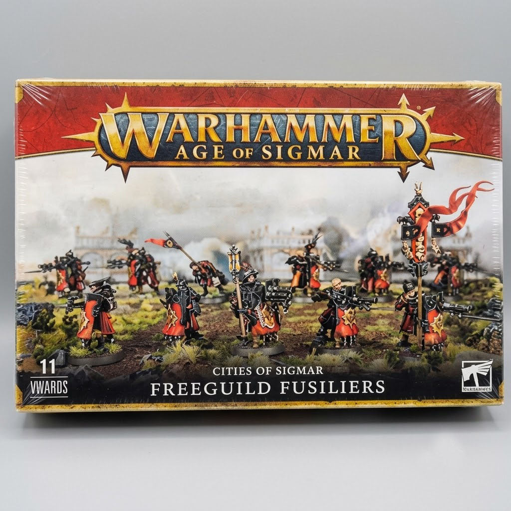 Warhammer Age Of Sigmar Cities Of Sigmar Free Guild Fusiliers Minis at Emerald Market Alamogordo, New Mexico