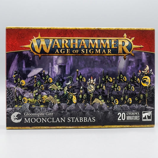 Warhammer Age Of Sigmar Gloomspite Gitz Moon Clan Stabbas Minis at Emerald Market Alamogordo, New Mexico