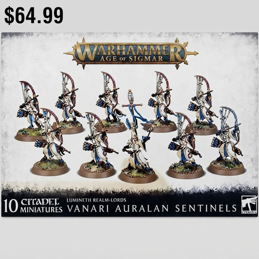 Warhammer Age of Sigmar Lumineth Realm-Lords Vanari Auralan Sentinels at Emerald Market Alamogordo, New Mexico