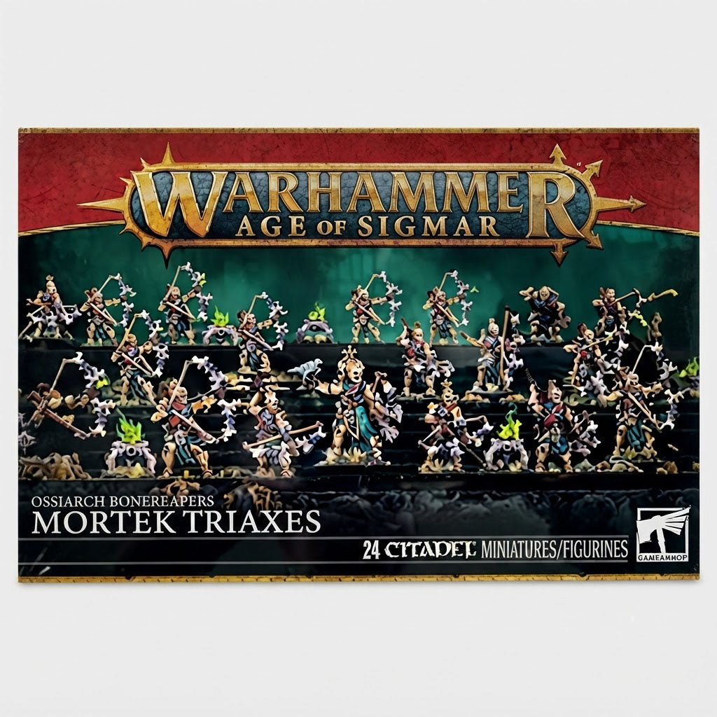 Warhammer Age of Sigmar Ossiarch Bonereapers Mortek Triaxes at Emerald Market Alamogordo, New Mexico