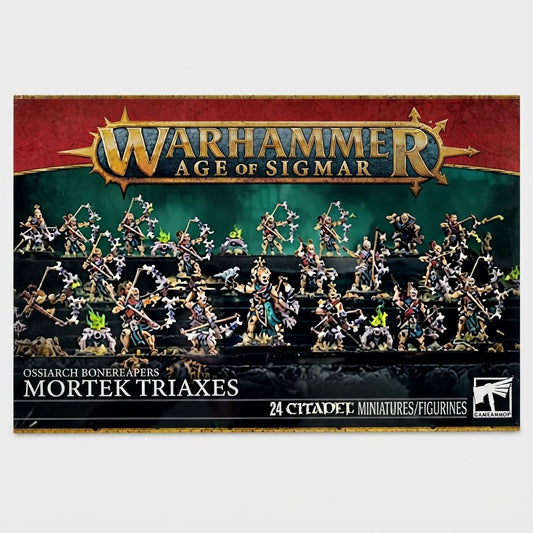 Warhammer Age of Sigmar Ossiarch Bonereapers Mortek Triaxes at Emerald Market Alamogordo, New Mexico