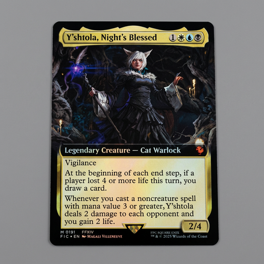 Y'shtola, Night's Blessed M 0191 Commander: Final Fantasy Extended Art Foil NM