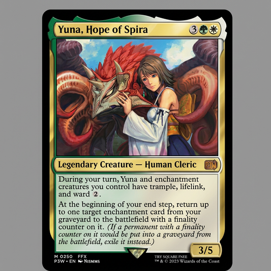 Yuna, Hope Of Spira M 0250 Final Fantasy Foil NM