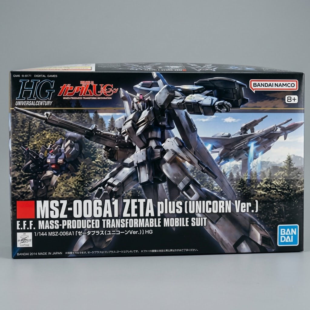 Bandai MG 1/100 Scale Zeta Plus A1 Gundam Unicorn Version Model Kit at Emerald Market Alamogordo, New Mexico