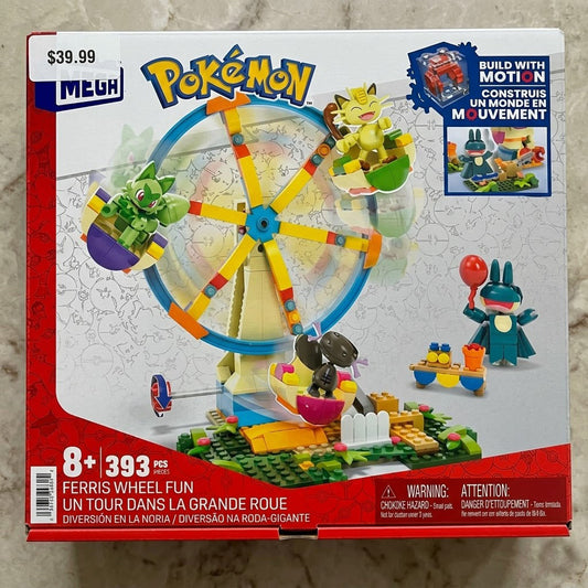 Mega Blocks Pokemon Ferris Wheel Fun