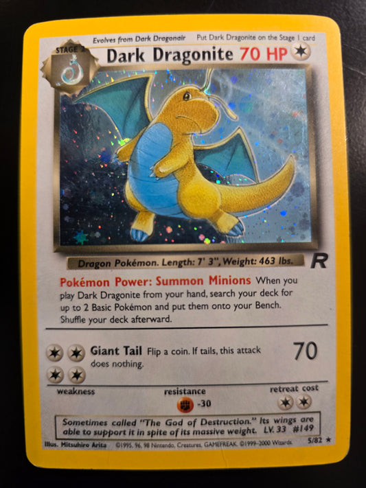 Dark Dragonite 5/82 Team Rocket Unlimited Holofoil LP
